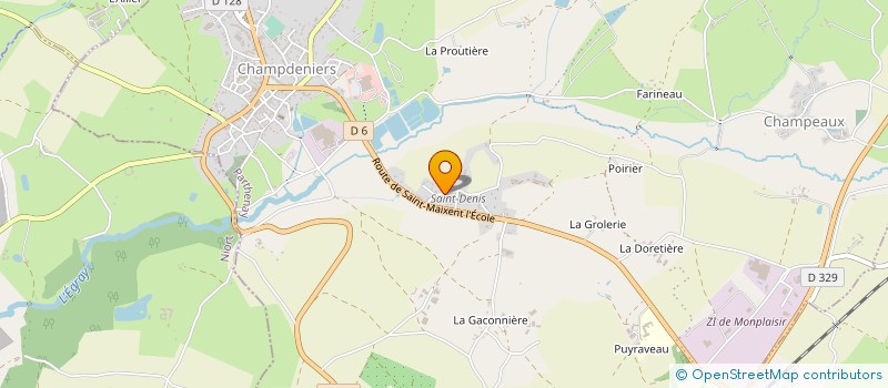 localisation de l'entreprise MONSIEUR OMAR GHAFFAR  CHAMPDENIERS