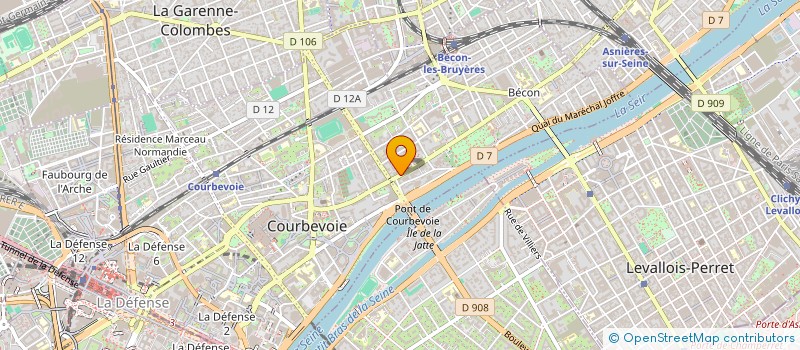 localisation de l'entreprise MONSIEUR OMAR GHAOUI à COURBEVOIE