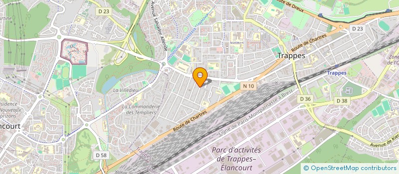 localisation de l'entreprise MONSIEUR OMAR GHERBI à TRAPPES