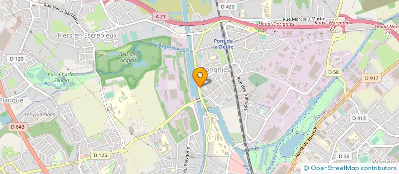 localisation de l'entreprise MONSIEUR OMAR GUENDOUZ  DOUAI