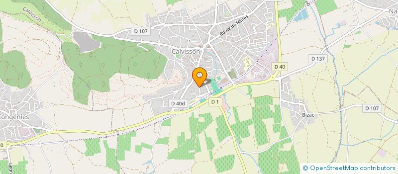 localisation de l'entreprise MONSIEUR OMAR GUENNOUN à CALVISSON