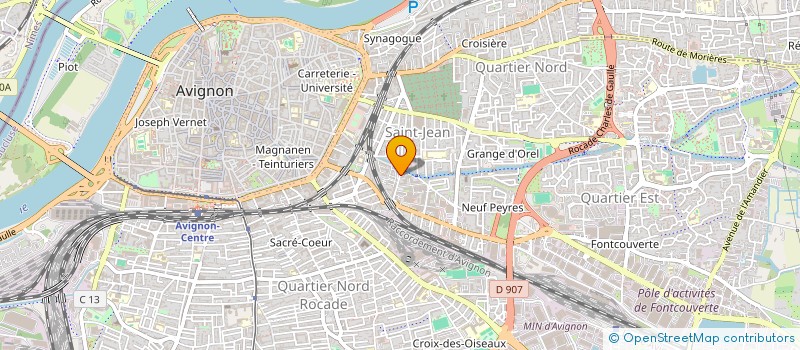 localisation de l'entreprise MONSIEUR OMAR GZOULI  AVIGNON