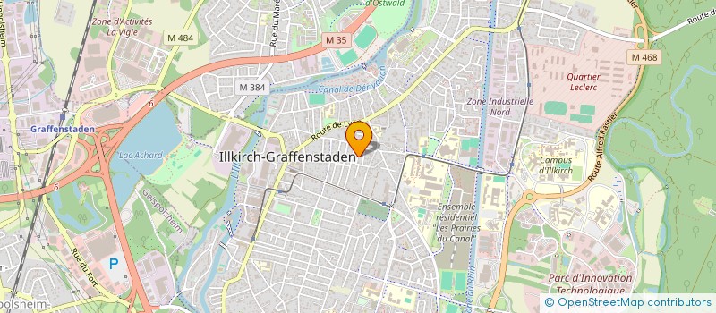 localisation de l'entreprise MONSIEUR OMAR HABHAB  ILLKIRCH-GRAFFENSTADEN