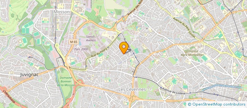 localisation de l'entreprise MONSIEUR OMAR HABIBI  MONTPELLIER