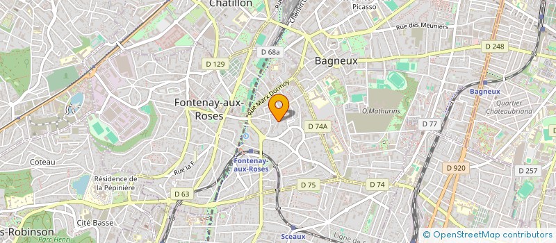 localisation de l'entreprise MONSIEUR OMAR HACHEM ABDALLAH à FONTENAY-AUX-ROSES