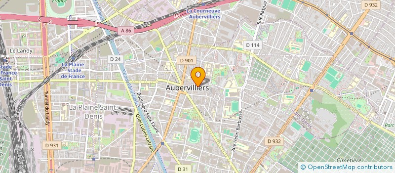 localisation de l'entreprise MONSIEUR OMAR HACINI à AUBERVILLIERS