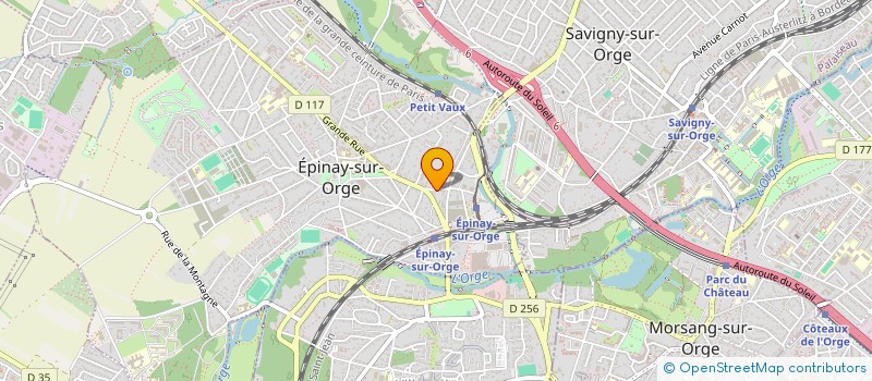 localisation de l'entreprise MONSIEUR OMAR HADDAD  EPINAY-SUR-ORGE