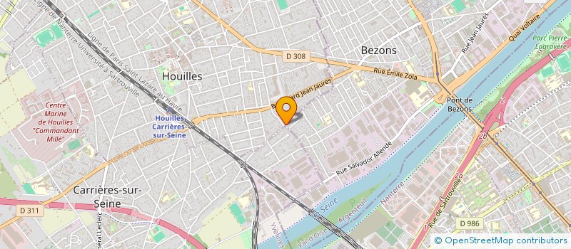 localisation de l'entreprise MONSIEUR OMAR HAMMAMI  HOUILLES