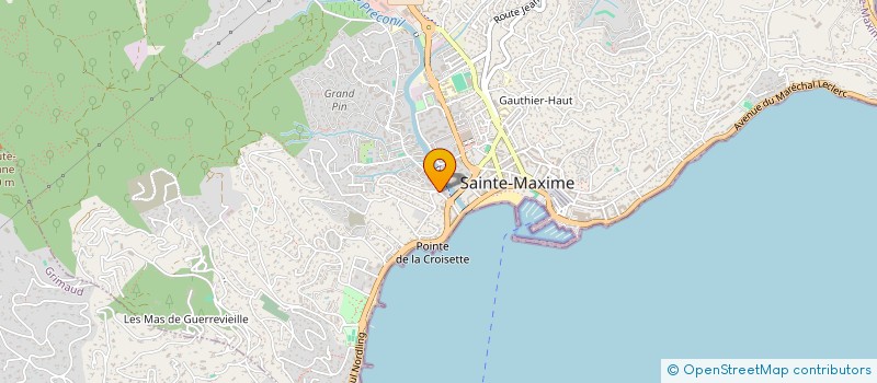 localisation de l'entreprise MONSIEUR OMAR HAMMOUDA à SAINTE-MAXIME