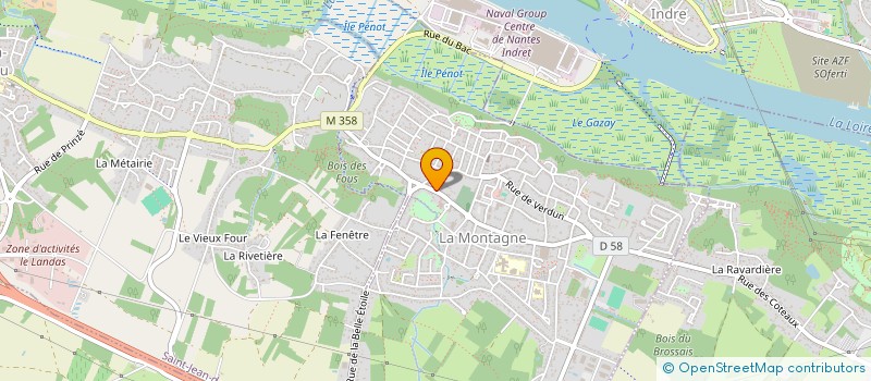 localisation de l'entreprise MONSIEUR OMAR HAMOUDI ABDULRAZAKH  LA MONTAGNE