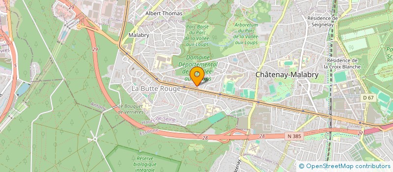 localisation de l'entreprise MONSIEUR OMAR HAMZAOUI  CHATENAY-MALABRY