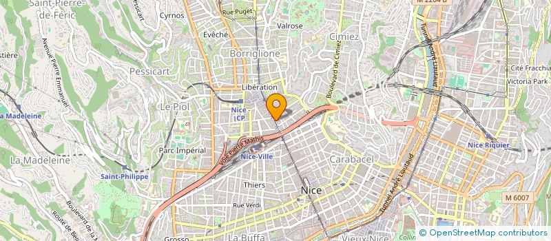 localisation de l'entreprise MONSIEUR OMAR HAOUAT à NICE
