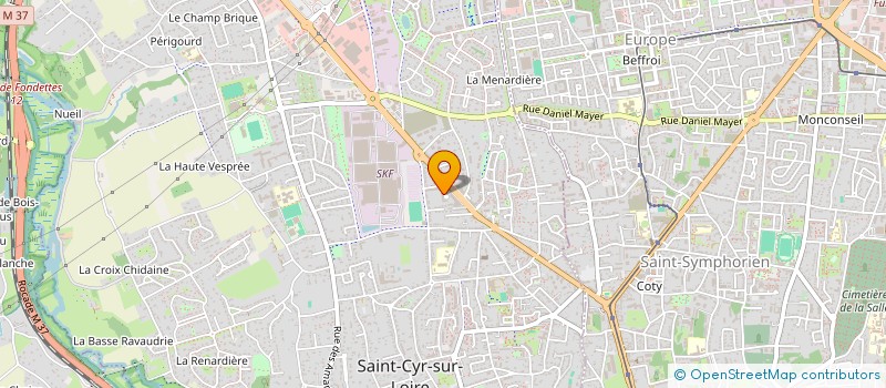 localisation de l'entreprise MONSIEUR OMAR HARENDI  SAINT-CYR-SUR-LOIRE