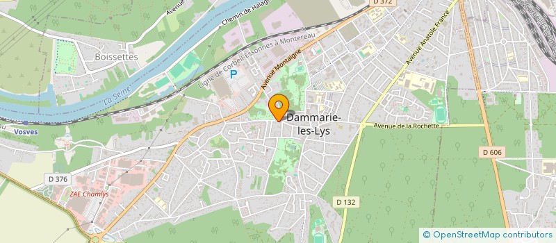 localisation de l'entreprise MONSIEUR OMAR HEBBALI à DAMMARIE-LES-LYS