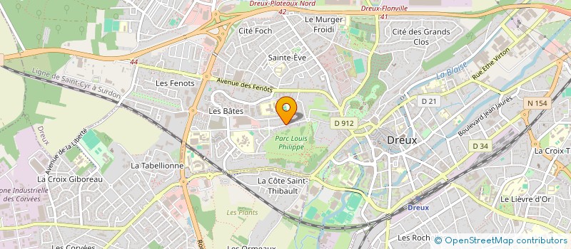 localisation de l'entreprise MONSIEUR OMAR HELAL à DREUX