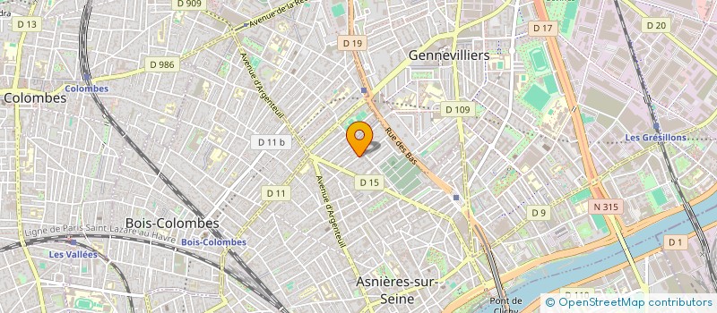 localisation de l'entreprise MONSIEUR OMAR HMAITTI  ASNIERES-SUR-SEINE