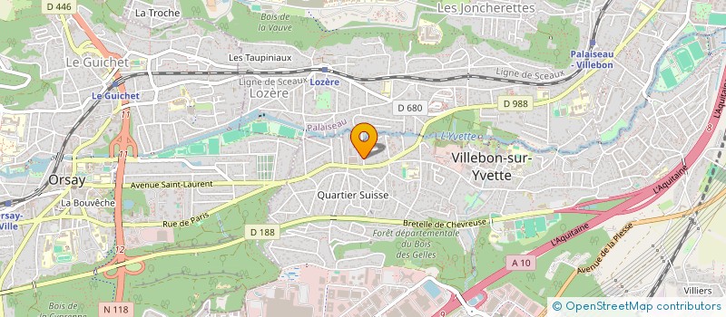 localisation de l'entreprise MONSIEUR OMAR HOLEIHEL à VILLEBON-SUR-YVETTE