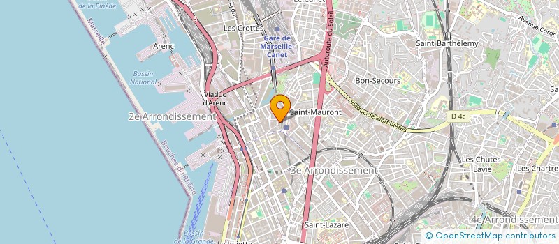 localisation de l'entreprise MONSIEUR OMAR IBRAHIM à MARSEILLE