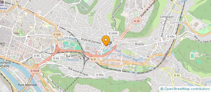 localisation de l'entreprise MONSIEUR OMAR IBRAHIM ISMAIL  ROUEN