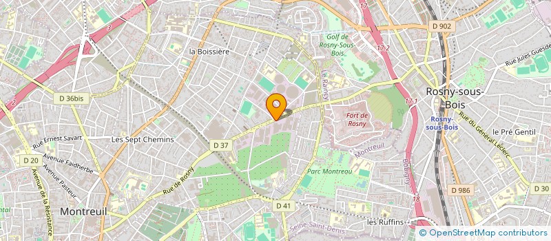localisation de l'entreprise MONSIEUR OMAR IBRIHENE à MONTREUIL