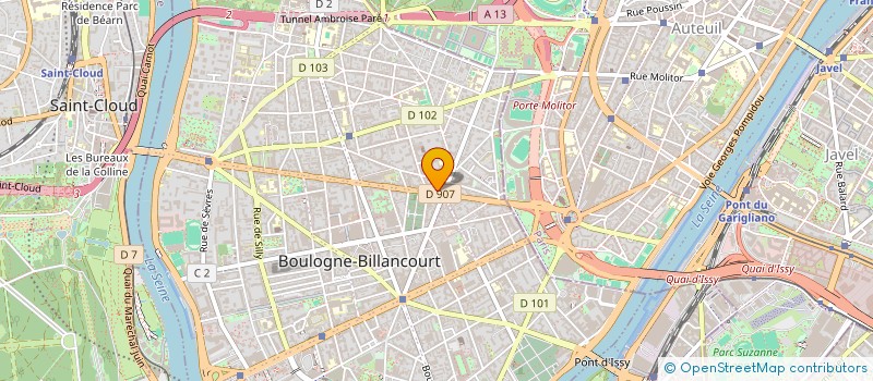 localisation de l'entreprise MONSIEUR OMAR IHIROU à BOULOGNE-BILLANCOURT