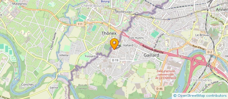 localisation de l'entreprise MONSIEUR OMAR IRSANE  GAILLARD