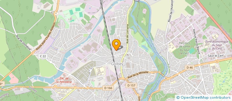 localisation de l'entreprise MONSIEUR OMAR ISSAADI  GOLBEY