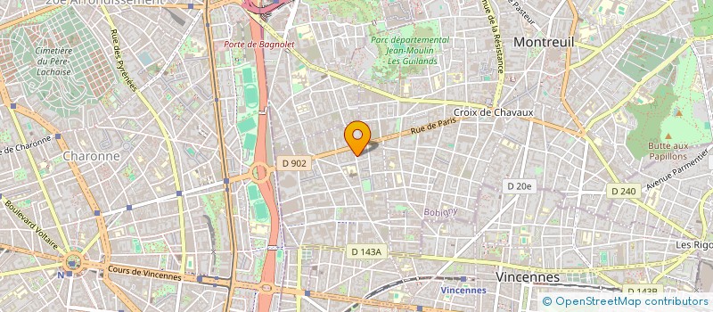 localisation de l'entreprise MONSIEUR OMAR JABER à MONTREUIL