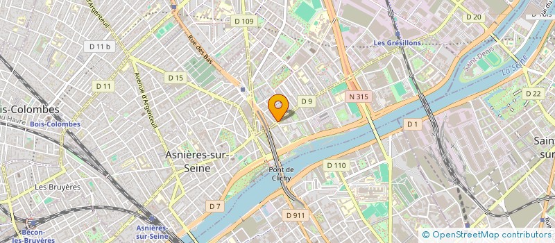 localisation de l'entreprise MONSIEUR OMAR JBILOU  GENNEVILLIERS