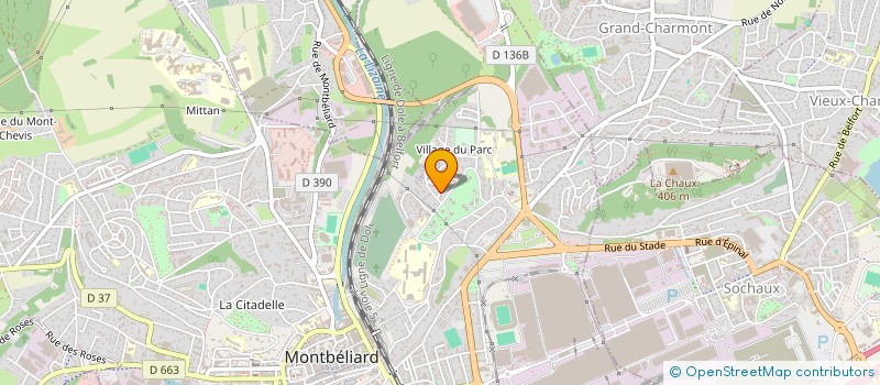 localisation de l'entreprise MONSIEUR OMAR JOUAN  MONTBELIARD