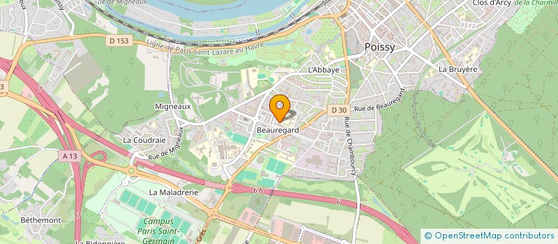 localisation de l'entreprise MONSIEUR OMAR KA à POISSY