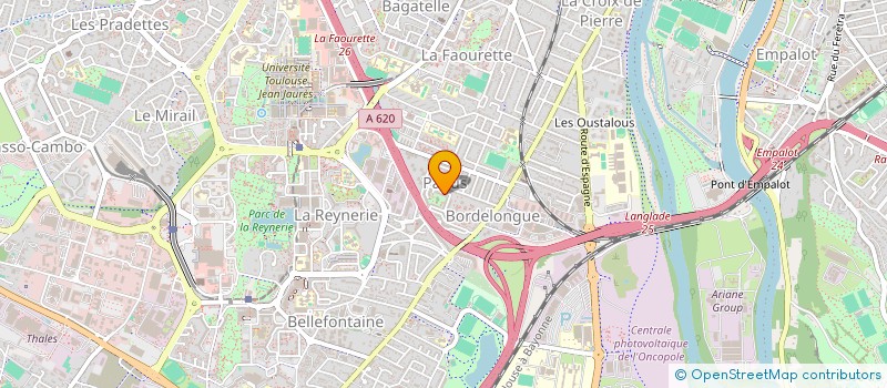 localisation de l'entreprise MONSIEUR OMAR KACI BELMAHI à TOULOUSE