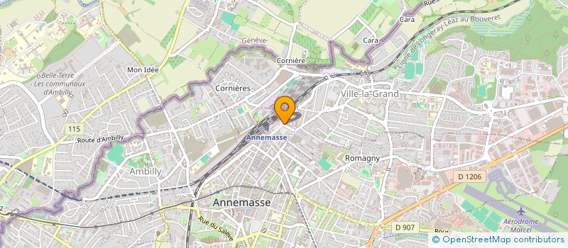 localisation de l'entreprise MONSIEUR OMAR KADI à ANNEMASSE