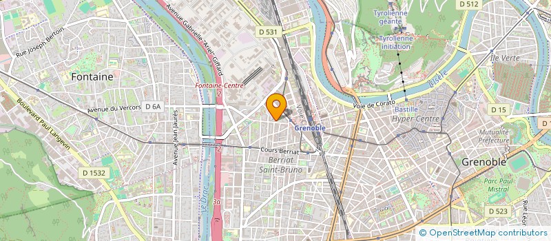 localisation de l'entreprise MONSIEUR OMAR KADIRI à GRENOBLE