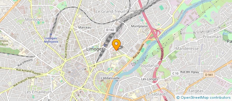 localisation de l'entreprise MONSIEUR OMAR KEITA à LIMOGES