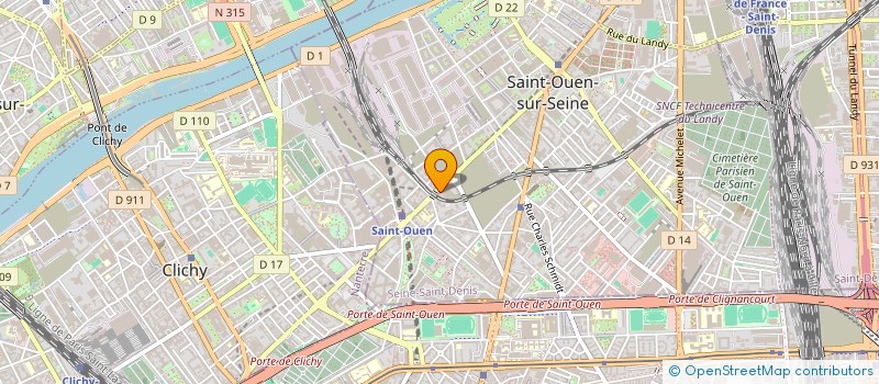 localisation de l'entreprise MONSIEUR OMAR KETITA à SAINT-OUEN-SUR-SEINE