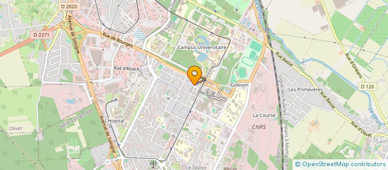 localisation de l'entreprise MONSIEUR OMAR KHADRI  ORLEANS