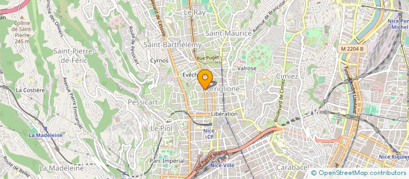 localisation de l'entreprise MONSIEUR OMAR KIRECHE à NICE
