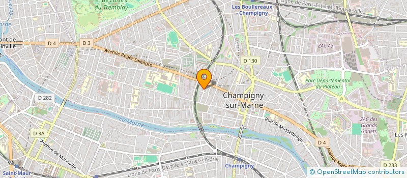 localisation de l'entreprise MONSIEUR OMAR KOUHOUL  CHAMPIGNY-SUR-MARNE