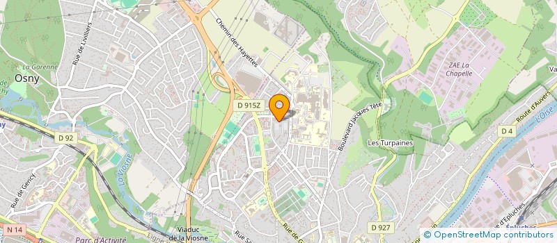 localisation de l'entreprise MONSIEUR OMAR KOUROUMA  PONTOISE