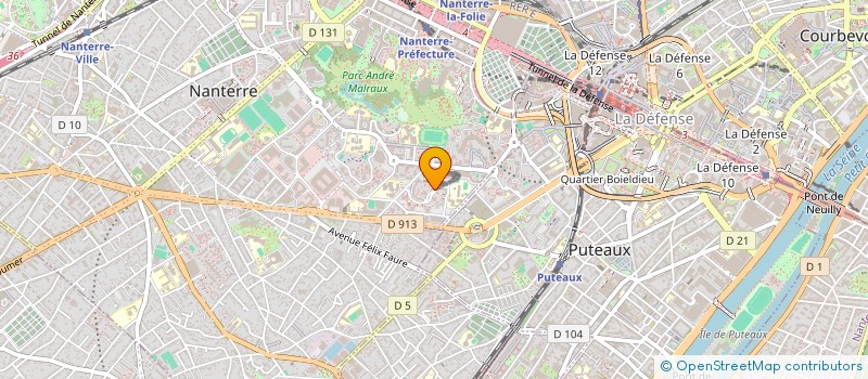 localisation de l'entreprise MONSIEUR OMAR LACHGUER à NANTERRE