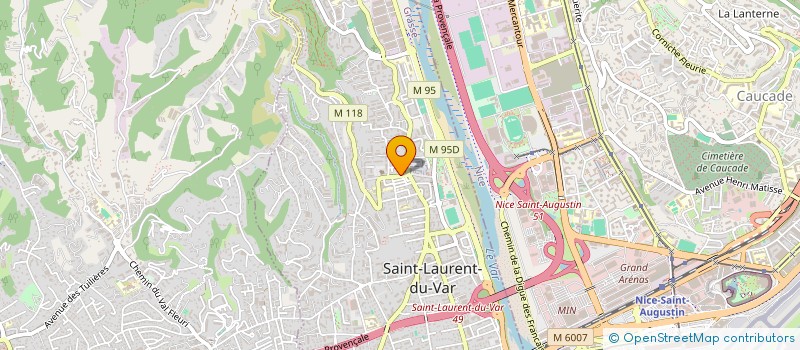 localisation de l'entreprise MONSIEUR OMAR LAMRINI à SAINT-LAURENT-DU-VAR