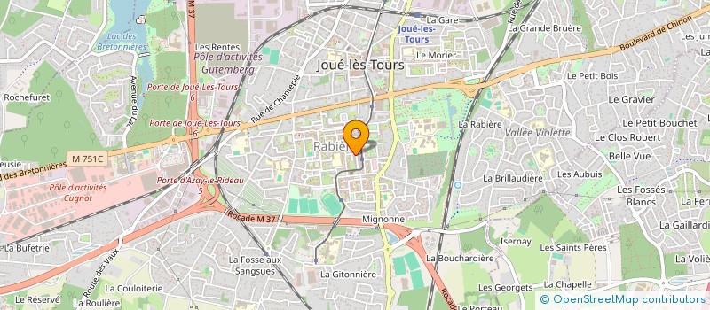 localisation de l'entreprise MONSIEUR OMAR LARADJI  JOUE-LES-TOURS