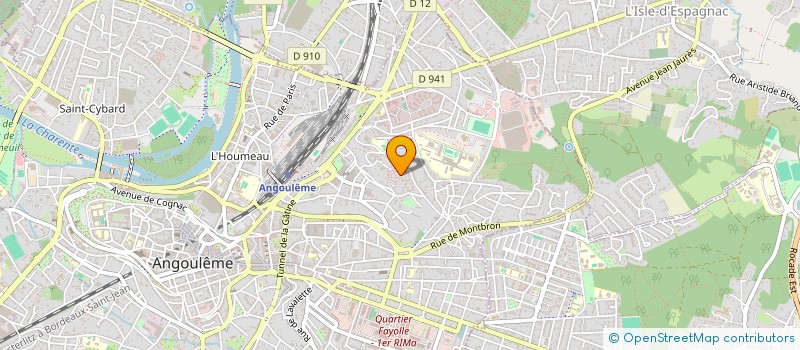 localisation de l'entreprise MONSIEUR OMAR LO à ANGOULEME