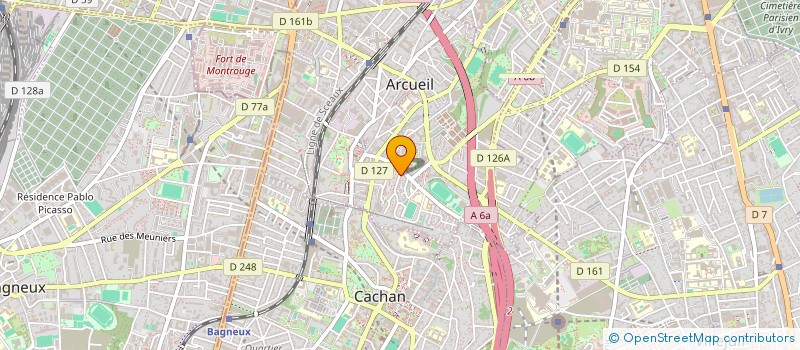 localisation de l'entreprise MONSIEUR OMAR MAHDJOUB-ARAIBI OMAR  ARCUEIL