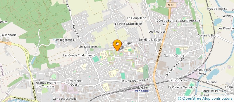 localisation de l'entreprise MONSIEUR OMAR MAHIEDDINE  VENDOME