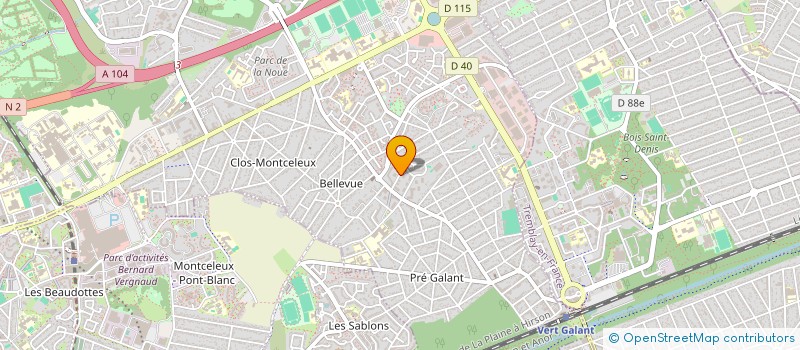 localisation de l'entreprise MONSIEUR OMAR MAHRAZ  VILLEPINTE