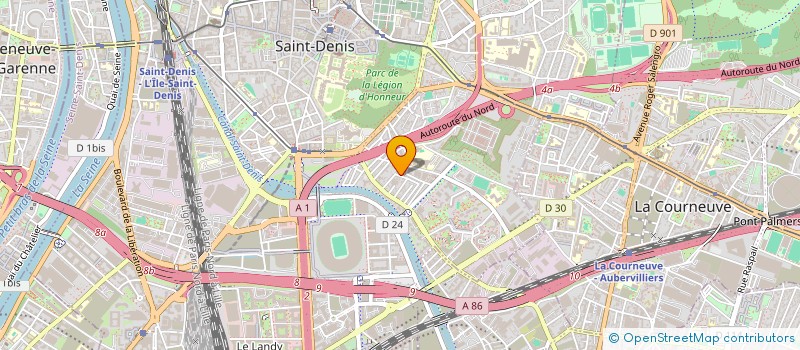 localisation de l'entreprise MONSIEUR OMAR MANIARE à SAINT-DENIS