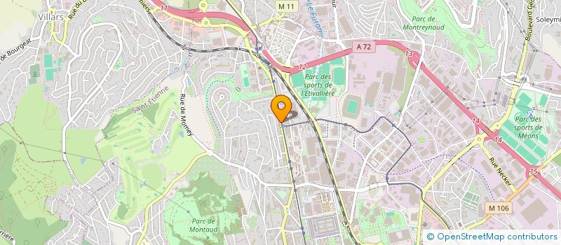 localisation de l'entreprise MONSIEUR OMAR MARZOUQ  SAINT-ETIENNE