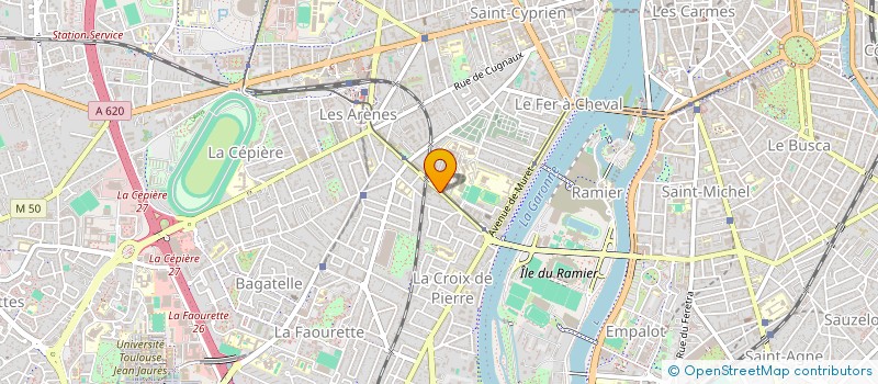 localisation de l'entreprise MONSIEUR OMAR MASGHAR à TOULOUSE